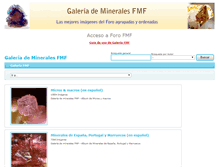 Tablet Screenshot of mineralogia.es